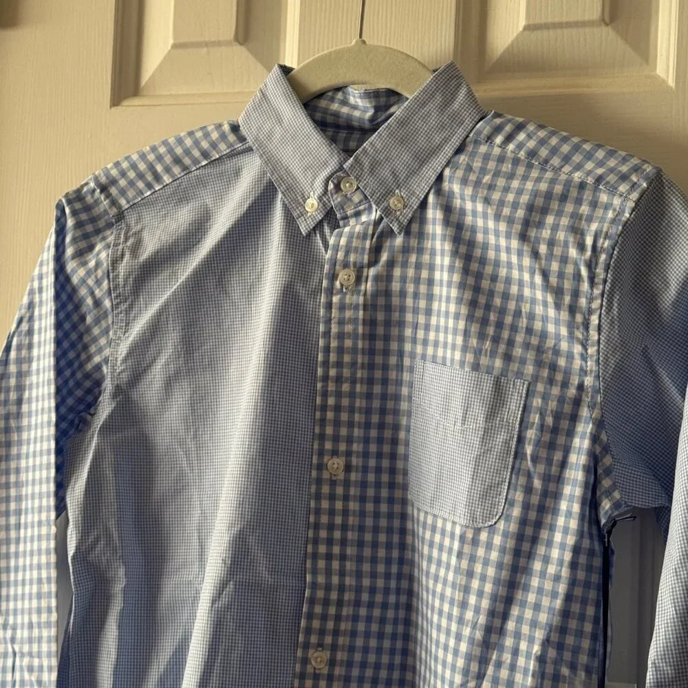 New Classic Prep Boys Owen Long Sleeve Button Down Bloomsbury Party Plaid 14
